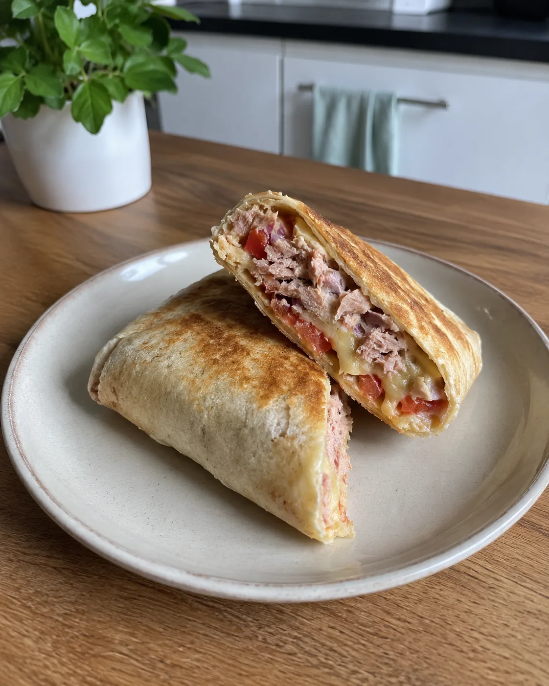 Wrap crocante de atún