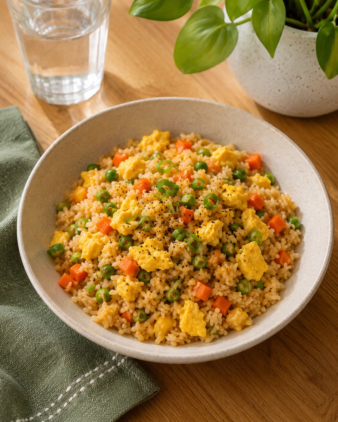 Arroz rápido con vegetales
